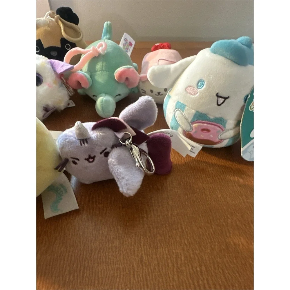 Lot Of 9 Small Squishy Plush: Swuishmallows, TY, Smoochy, Others Some With‎ Tags